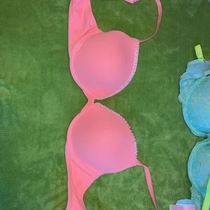 Victoria’s Secret Cotton Bra Coral Leopard